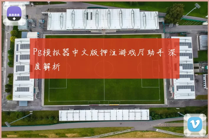 Pg模拟器中文版押注游戏厅助手 深度解析
